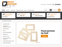 Tablet Screenshot of passepartout-nijkerk.nl